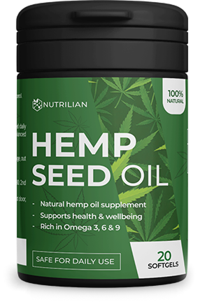 Hemp Seed Oil - capsules against hypertension