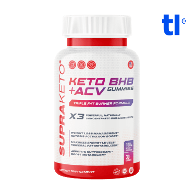 Supra KETO BHB + ACV Gummies H (Straight Sale)